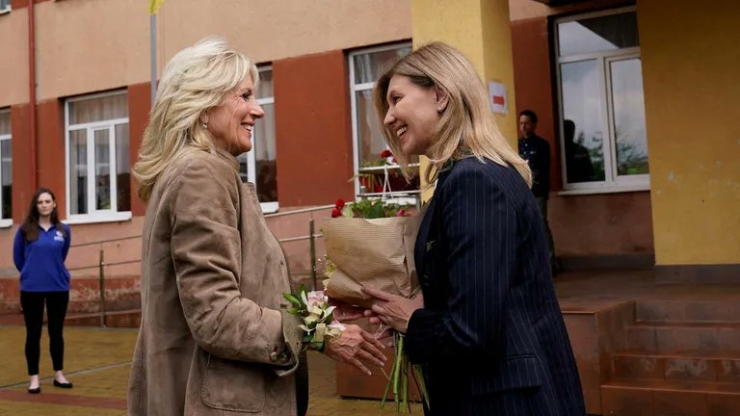 Перша леді США в Ужгороді зустрілась з Зеленською